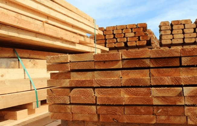 , How timber can be used as a construction material
