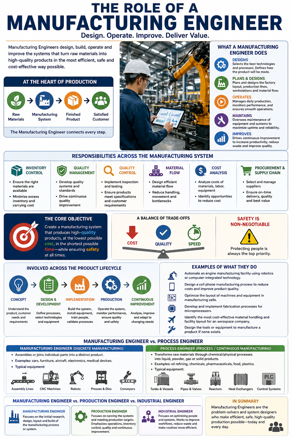 Three Engineers, One Goal: How Manufacturing, Production, and ...