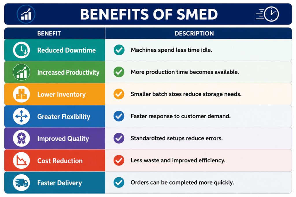 , Application of Single Minute Exchange of Die (SMED): Methodology and Identifying Elements