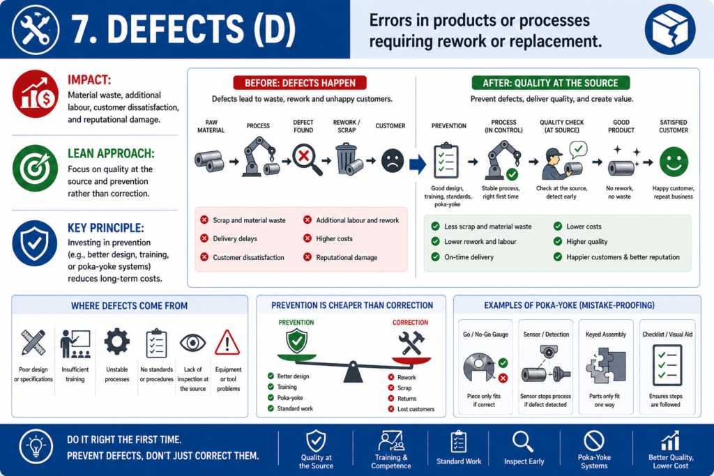 , Why Lean Manufacturing Matters: Principles of waste