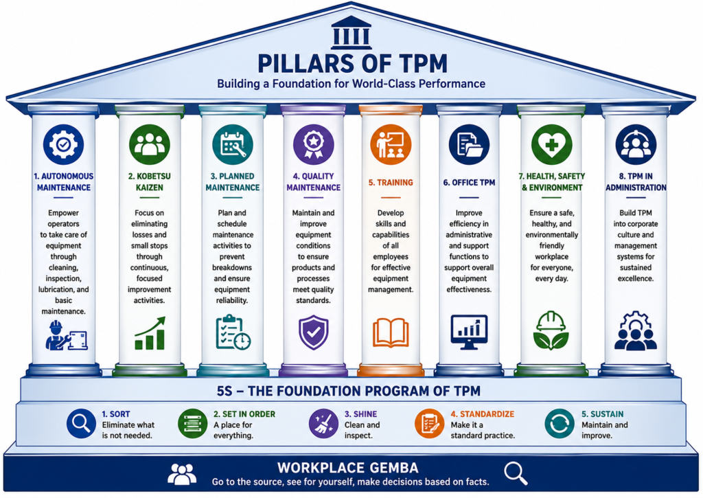 , Total Productive Maintenance Explained: Principles, Pillars, and Benefits
