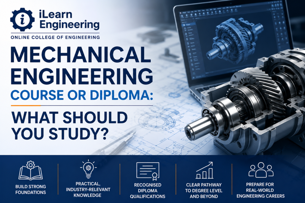 , Mechanical Engineering Courses and Diplomas: Topics, Skills and Career Routes