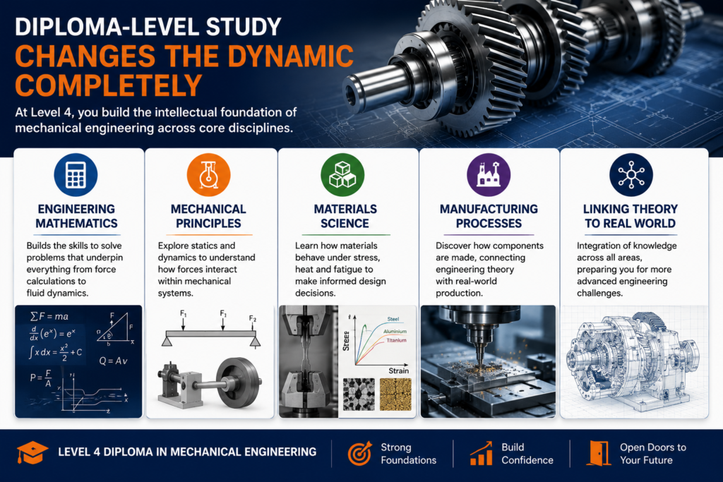 , Mechanical Engineering Courses and Diplomas: Topics, Skills and Career Routes
