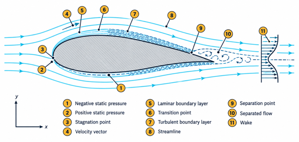 , How Aerofoils Generate Lift: A Beginner&rsquo;s Guide to Angle of Attack, Camber and Pressure Distribution